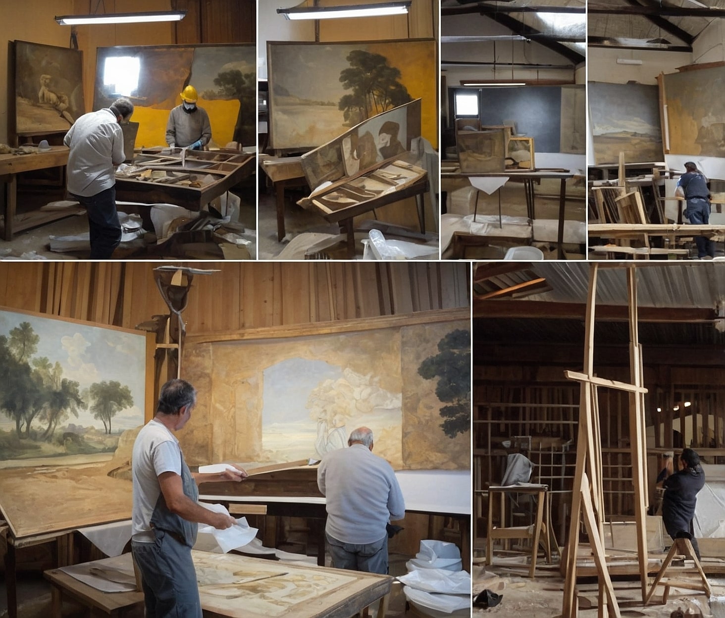 Proceso de restauración minucioso